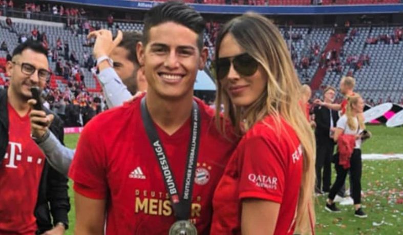 James Rodríguez con su nueva novia, Shannon de Lima
